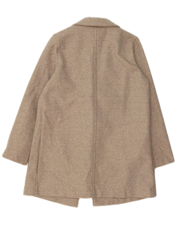 Zara Womens Open Oversized Blazer Jacket UK 10 Small Beige