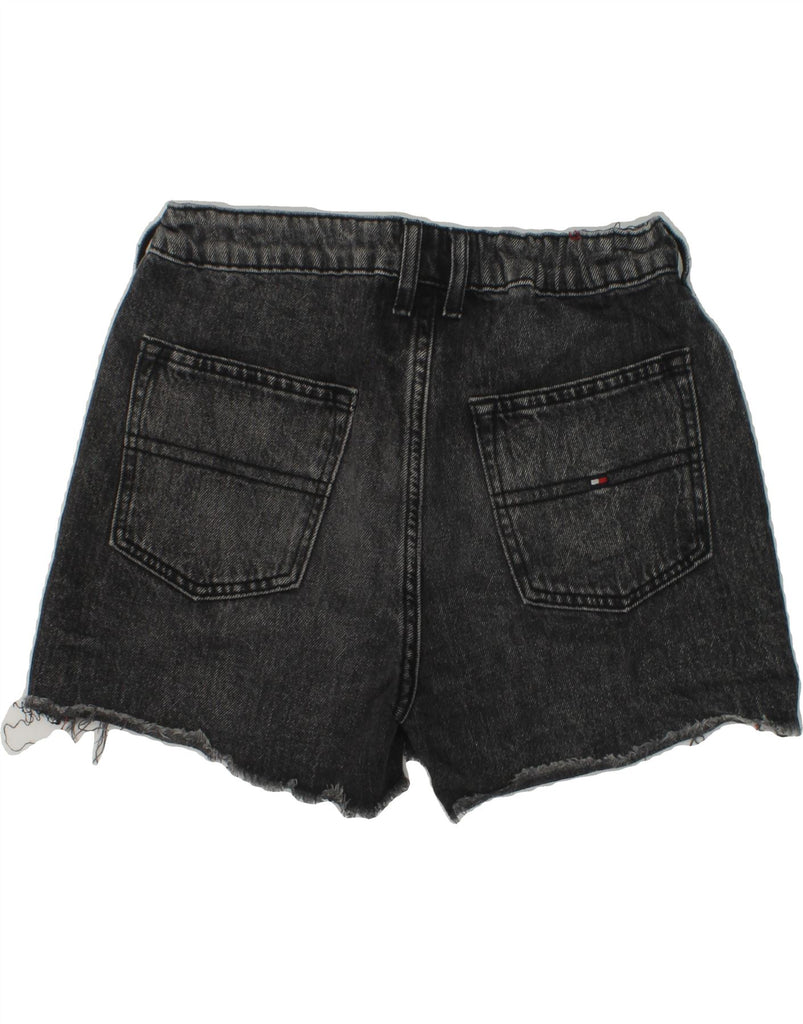 TOMMY HILFIGER Girls Denim Shorts 13-14 Years W26 Grey Cotton | Vintage Tommy Hilfiger | Thrift | Second-Hand Tommy Hilfiger | Used Clothing | Messina Hembry 