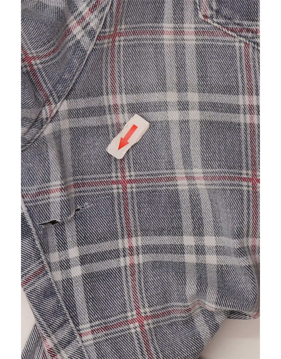 Extreme Womens Tapered Jeans W26 L29 Blue Check Cotton