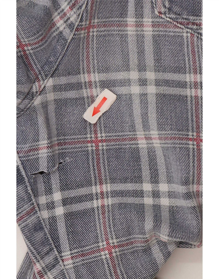 Extreme Womens Tapered Jeans W26 L29 Blue Check Cotton
