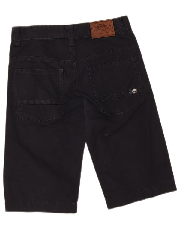 Timberland Boys Bermuda Shorts 11-12 Years W28 Black Cotton