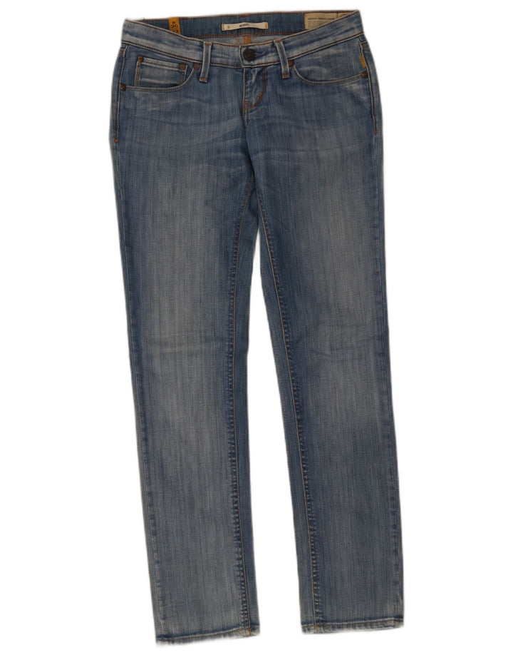 Meltin' Pot Womens Mendel Slim Jeans W26 L32 Blue Cotton