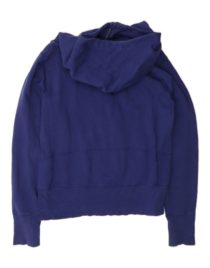 CHAMPION Womens Crop Zip Hoodie Sweater UK 18 XL Blue Cotton Vintage Champion and Second-Hand Champion from Messina Hembry 