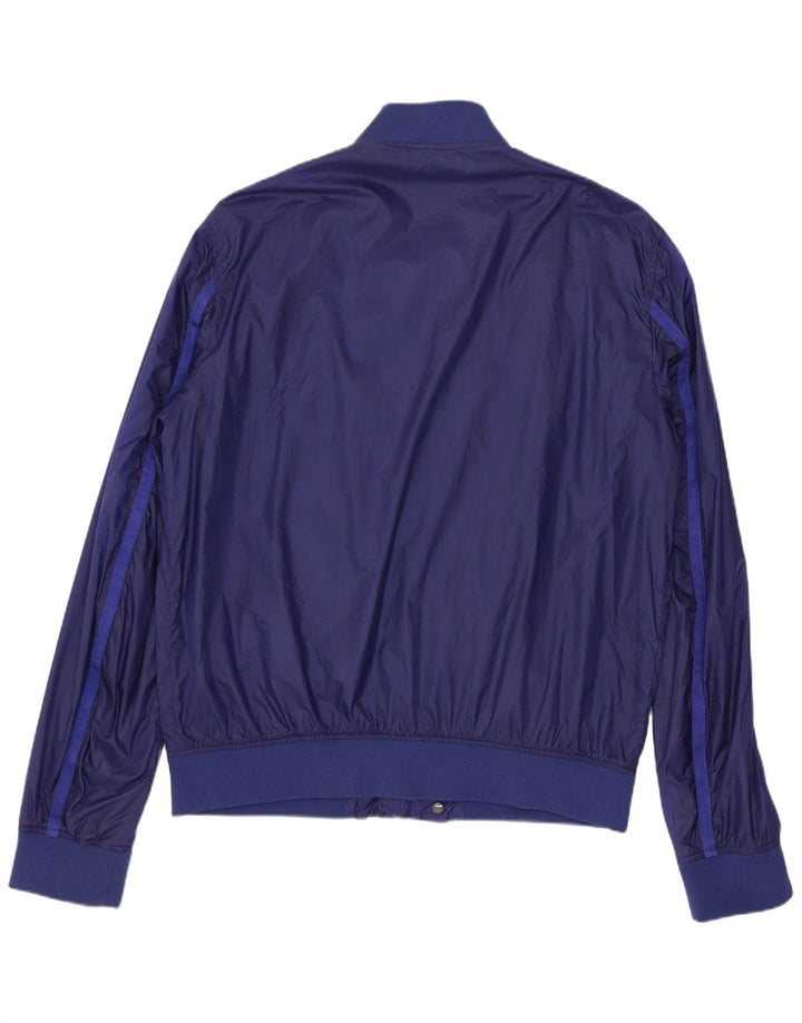 BLAUER Mens Bomber Jacket UK 44 2XL Navy Blue