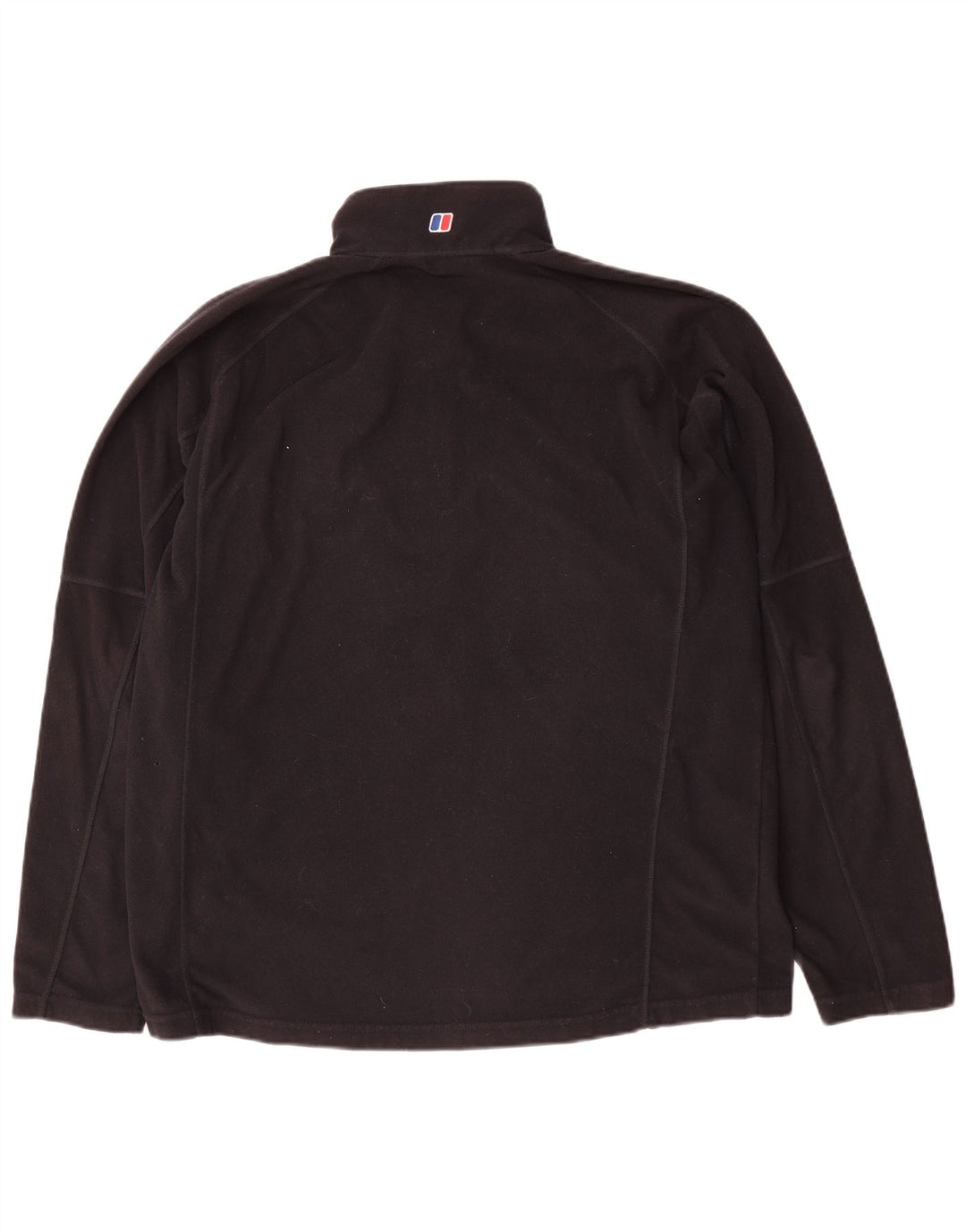 Berghaus Mens Zip Neck Fleece Jumper XL Black Polyester