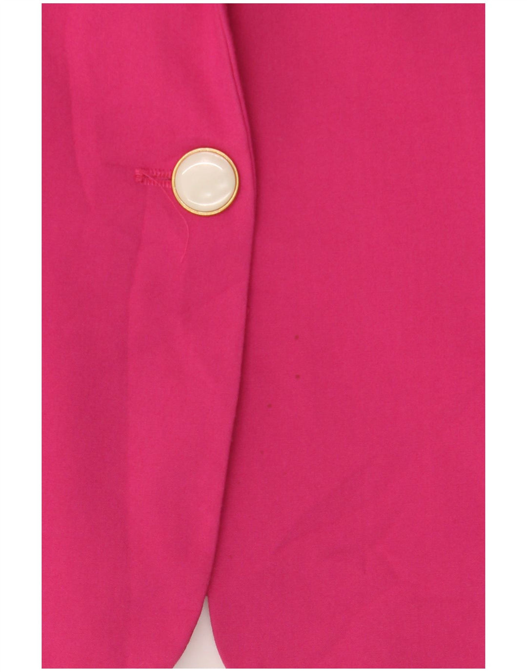 Zara Womens 1 Button Blazer Jacket UK 10 Small Pink Polyester