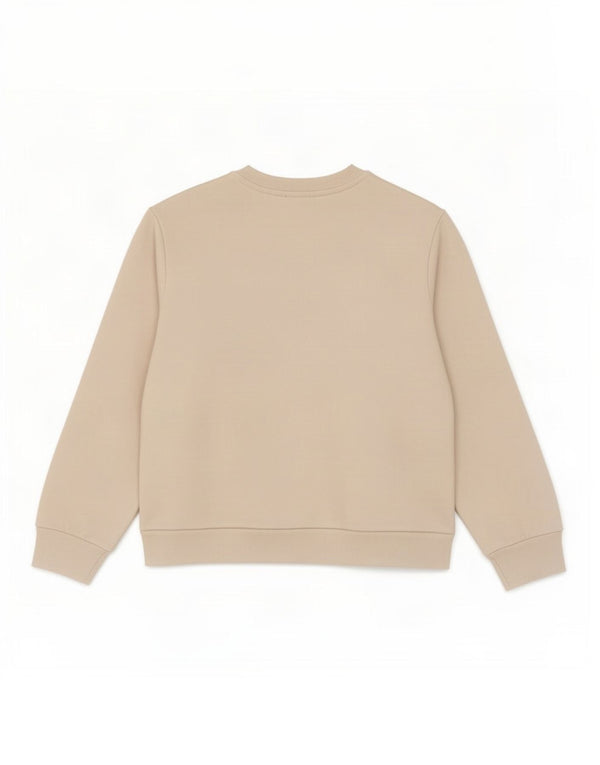 Diesel Boys Crop Graphic Sweatshirt Jumper 9-10 Years White Cotton