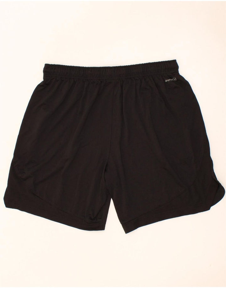 RUSSELL ATHLETIC Mens Dri-Power Sport Shorts Large Black Polyester Vintage Russell Athletic and Second-Hand Russell Athletic from Messina Hembry 