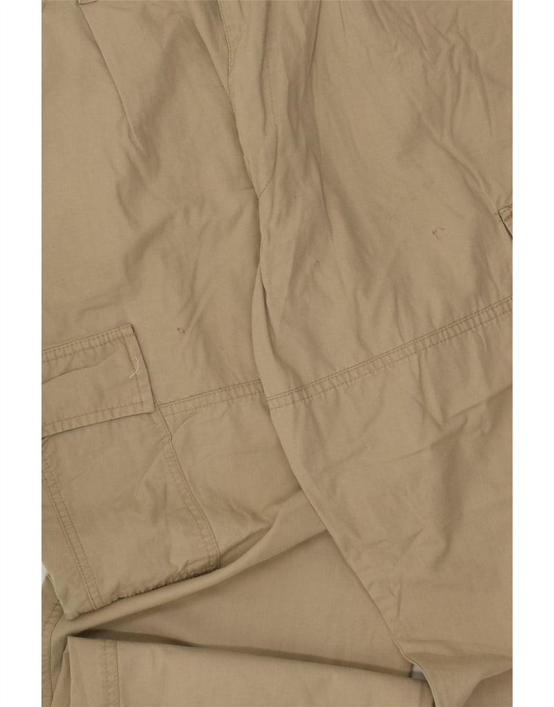 MASH Mens Straight Cargo Trousers W32 L30  Beige | Vintage Mash | Thrift | Second-Hand Mash | Used Clothing | Messina Hembry 