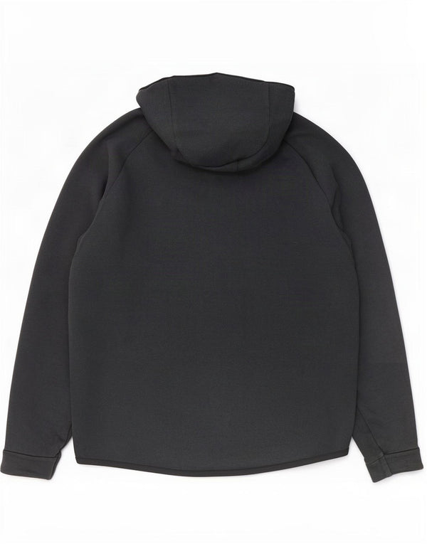 Nike Mens Zip Hoodie Sweater Large Black Cotton