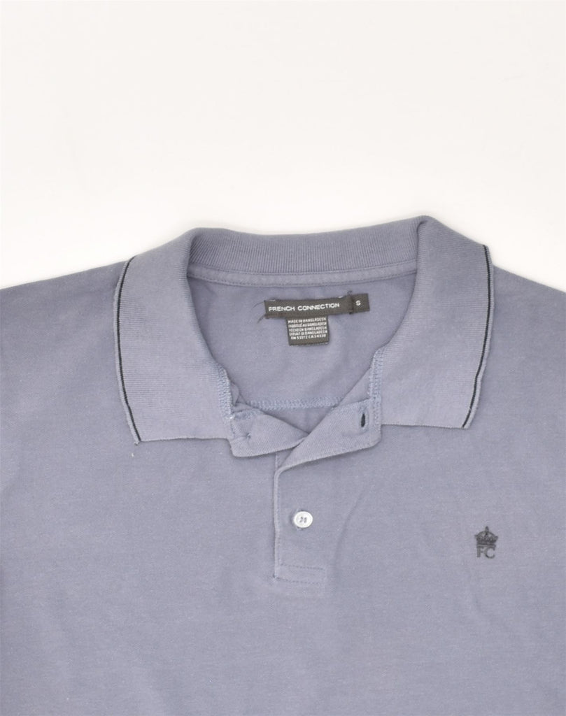 FRENCH CONNECTION Mens Polo Shirt Small Grey Cotton | Vintage French Connection | Thrift | Second-Hand French Connection | Used Clothing | Messina Hembry 