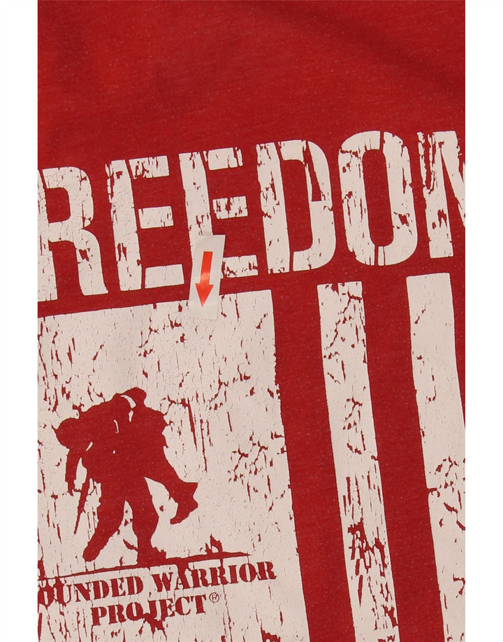 Under Armour Mens Loose Fit Graphic T-Shirt Top Small Red