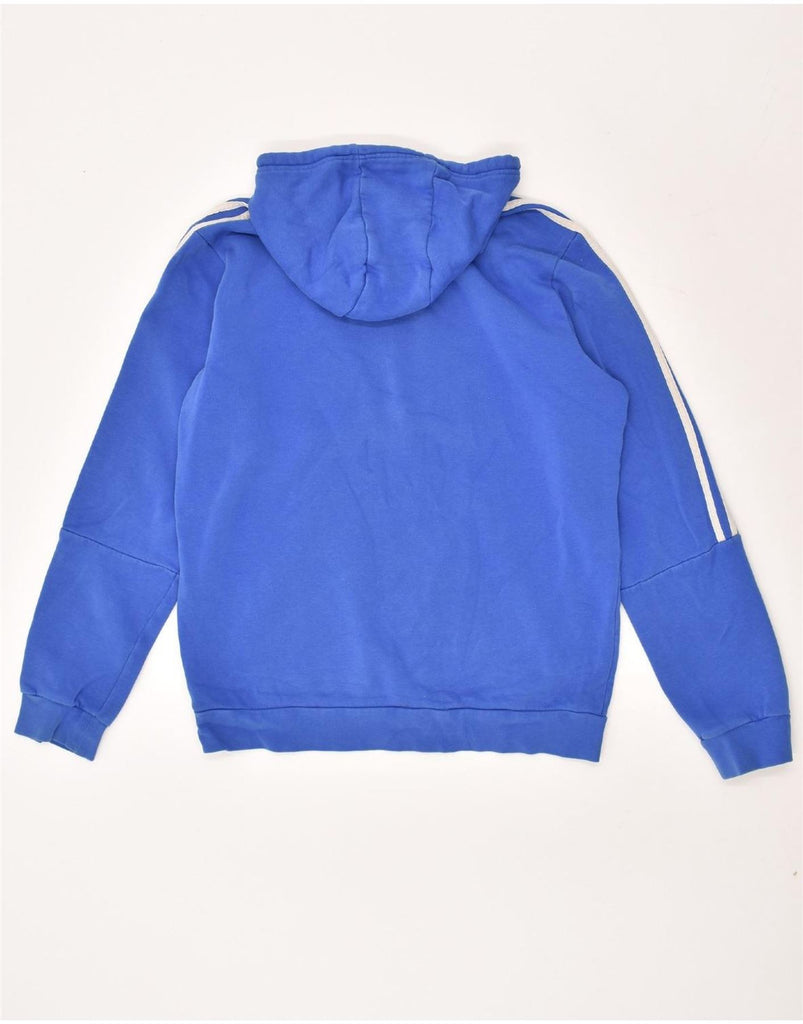 ADIDAS Mens Graphic Hoodie Jumper Large Blue Cotton | Vintage Adidas | Thrift | Second-Hand Adidas | Used Clothing | Messina Hembry 