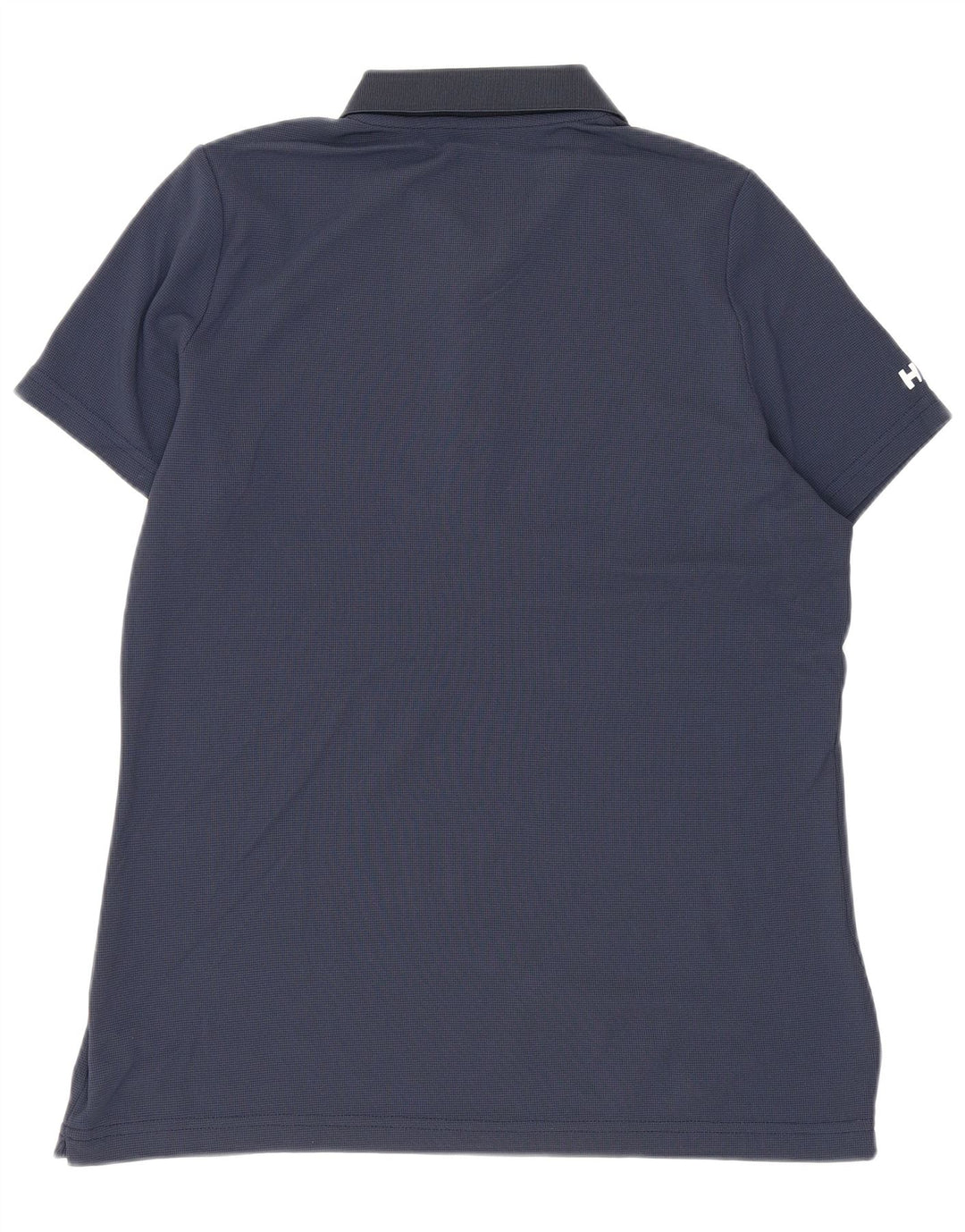 Helly Hansen Womens Polo Shirt UK 14 Medium Navy Blue Polyamide