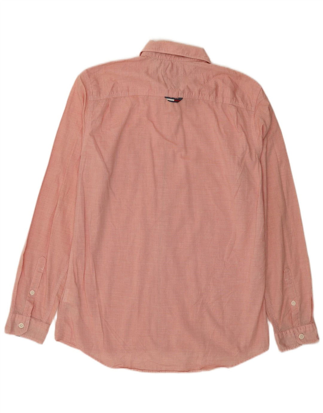 TOMMY HILFIGER Mens Regular Fit Shirt Medium Pink Cotton