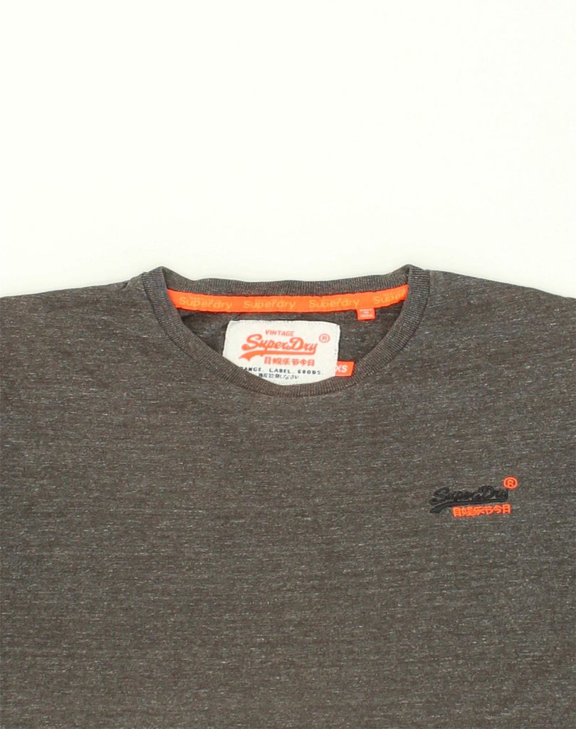 SUPERDRY Mens T-Shirt Top XS Grey Cotton | Vintage Superdry | Thrift | Second-Hand Superdry | Used Clothing | Messina Hembry 