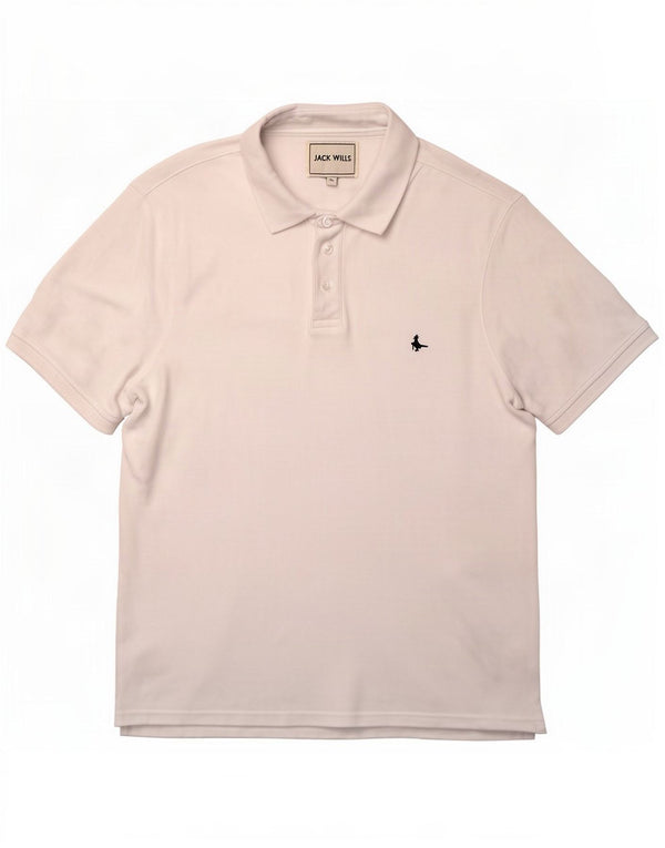 Jack Wills Mens Polo Shirt 2XL White Cotton