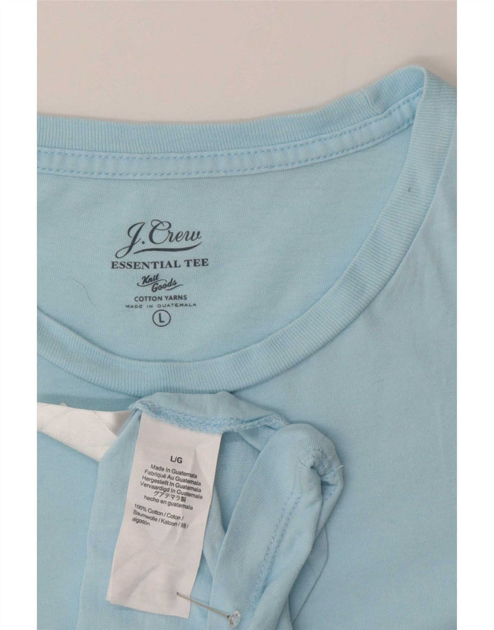 J. Crew Mens T-Shirt Top Large Blue Cotton