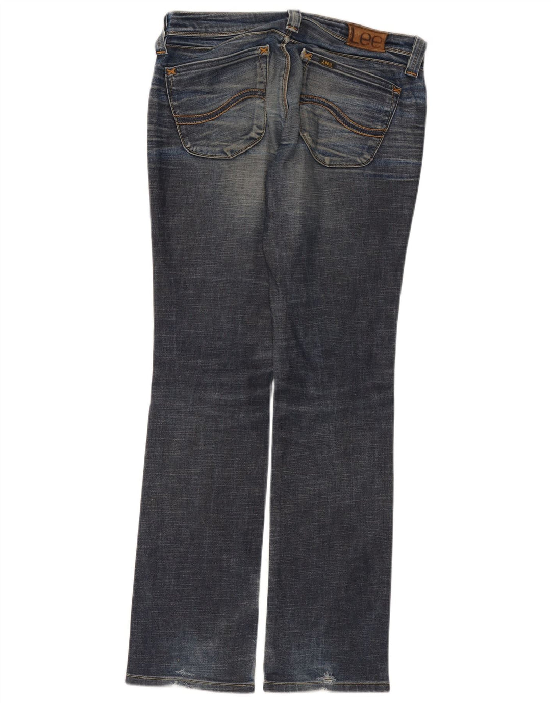 LEE Womens Maddox Straight Jeans W31 L33 Blue Cotton