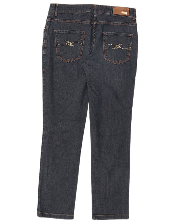 Trussardi Womens Slim Jeans W28 L28 Blue Cotton