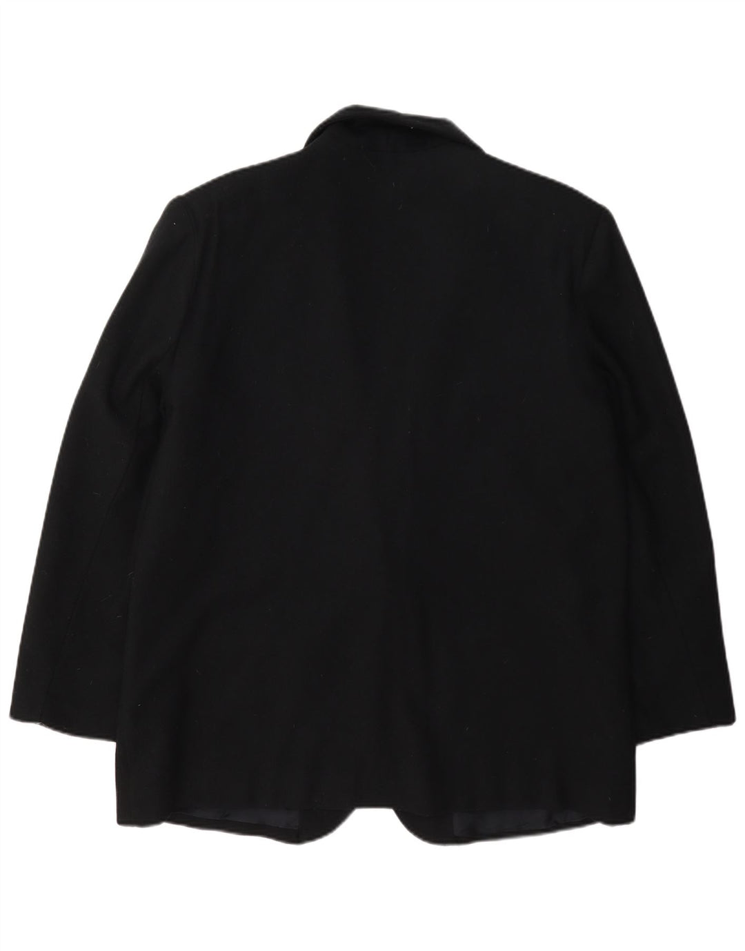 Sag Harbor Womens 1 Button Blazer Jacket UK 14 Large Black Wool