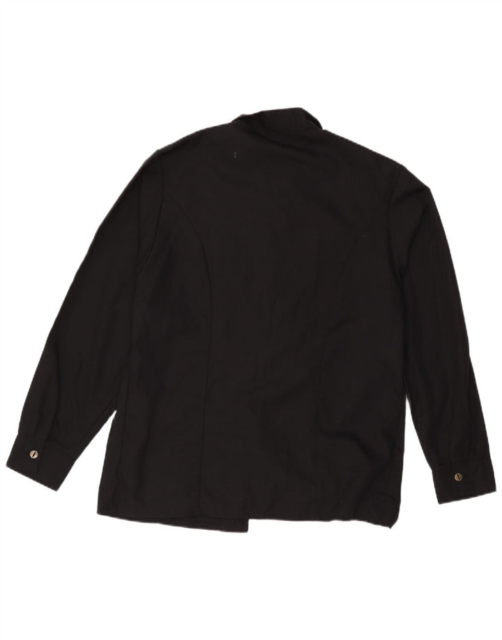 Mary Coppinger Mens Shirt Medium Black Polyester