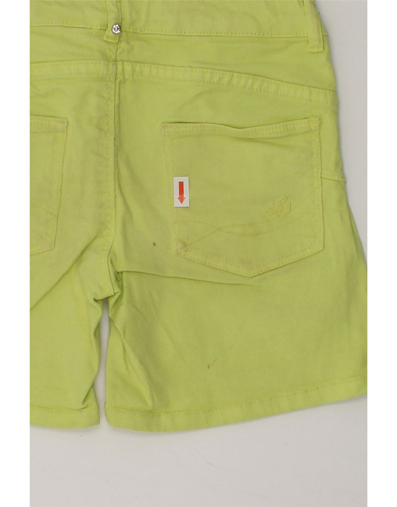 LIU JO JUNIOR Girls Denim Shorts 5-6 Years W22  Green Cotton | Vintage Liu Jo junior | Thrift | Second-Hand Liu Jo junior | Used Clothing | Messina Hembry 