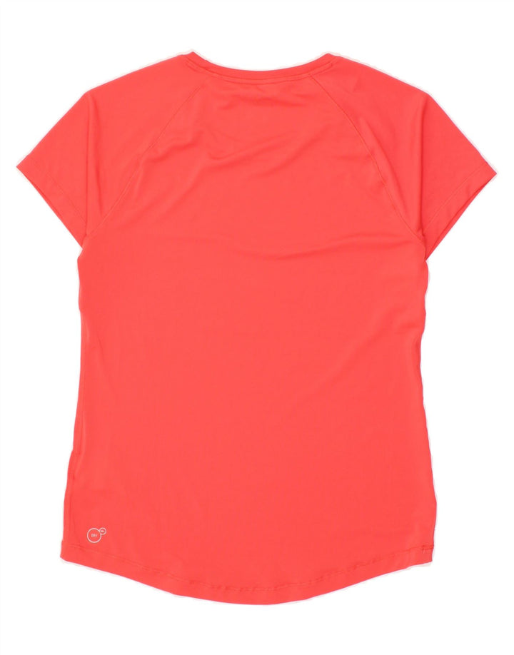 PUMA Womens T-Shirt Top UK 12 Medium Red Polyester Vintage Puma and Second-Hand Puma from Messina Hembry 