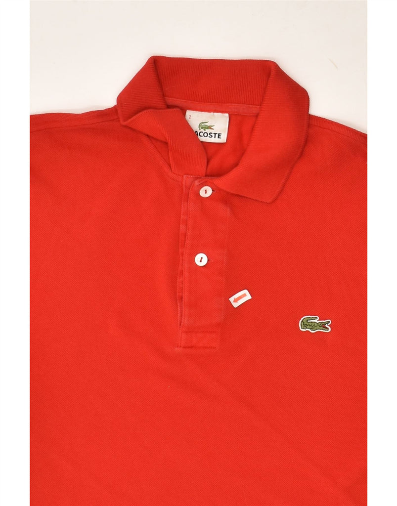 LACOSTE Mens Polo Shirt Size 2 XS Red Cotton | Vintage Lacoste | Thrift | Second-Hand Lacoste | Used Clothing | Messina Hembry 