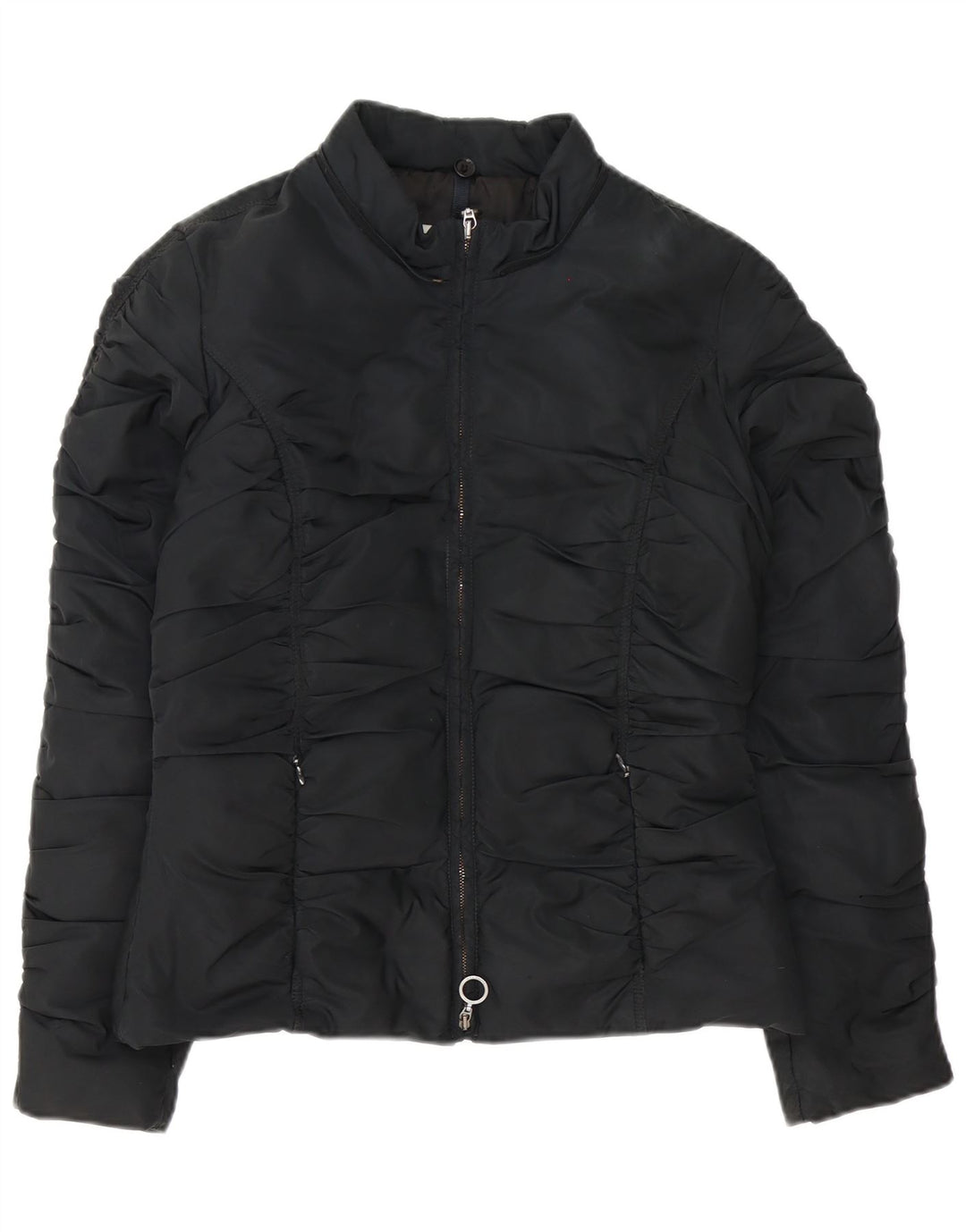 Moncler Womens Padded Jacket Size 2 Medium Black Polyester