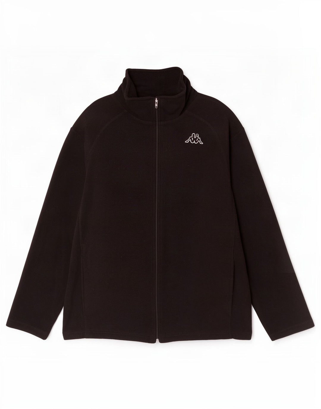 Kappa Mens Fleece Jacket UK 42 XL Black Polyester