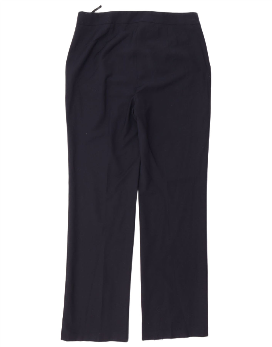 Marks & Spencer Womens Chino Trousers UK 12 Medium W32 L32 Navy Blue