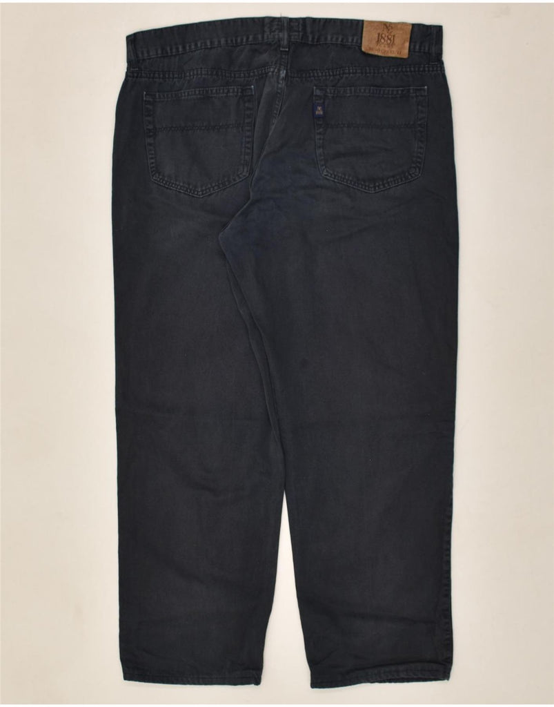 CERRUTI 1881 Mens Straight Casual Trousers W40 L27 Navy Blue | Vintage Cerruti 1881 | Thrift | Second-Hand Cerruti 1881 | Used Clothing | Messina Hembry 