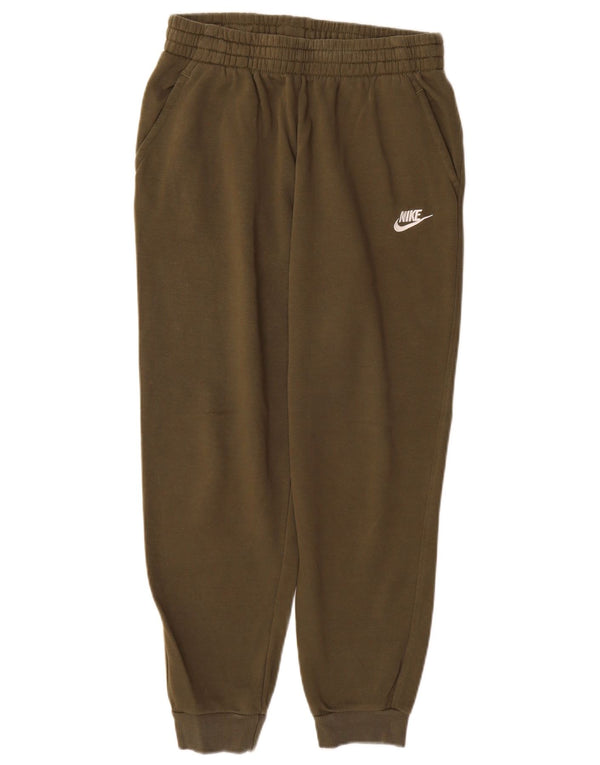 Nike Boys Tracksuit Trousers Joggers 13-14 Years XL Khaki Cotton