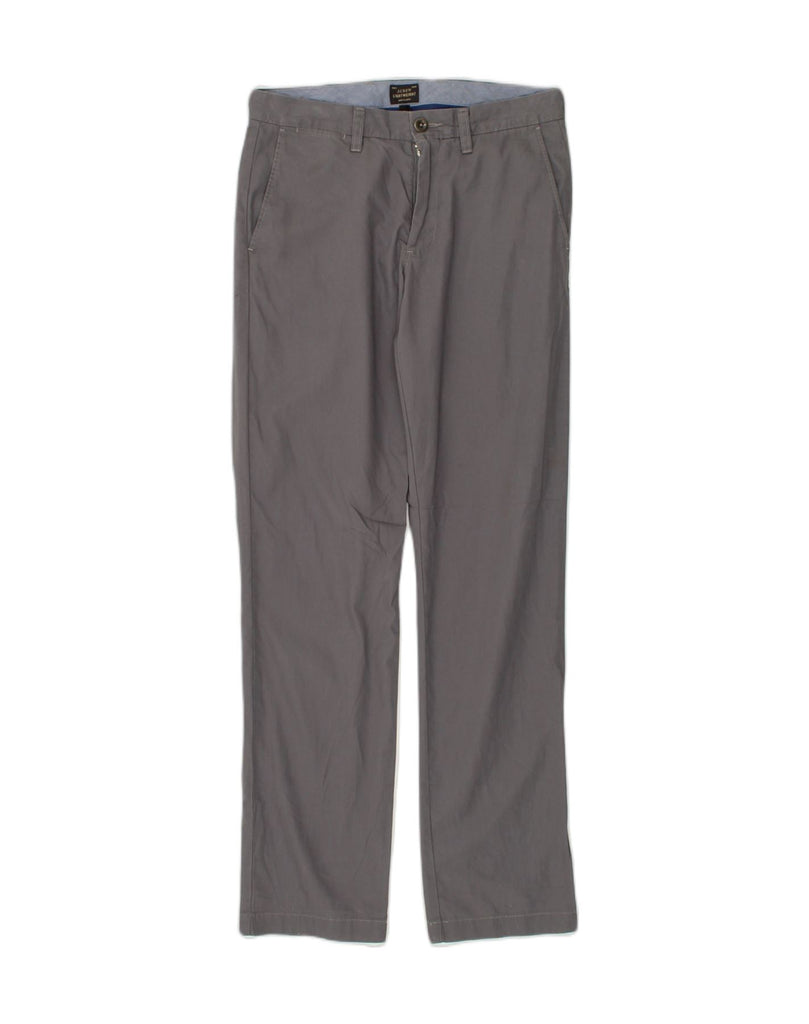 J. CREW Womens Straight Chino Trousers W29 L32  Grey Cotton | Vintage J. Crew | Thrift | Second-Hand J. Crew | Used Clothing | Messina Hembry 