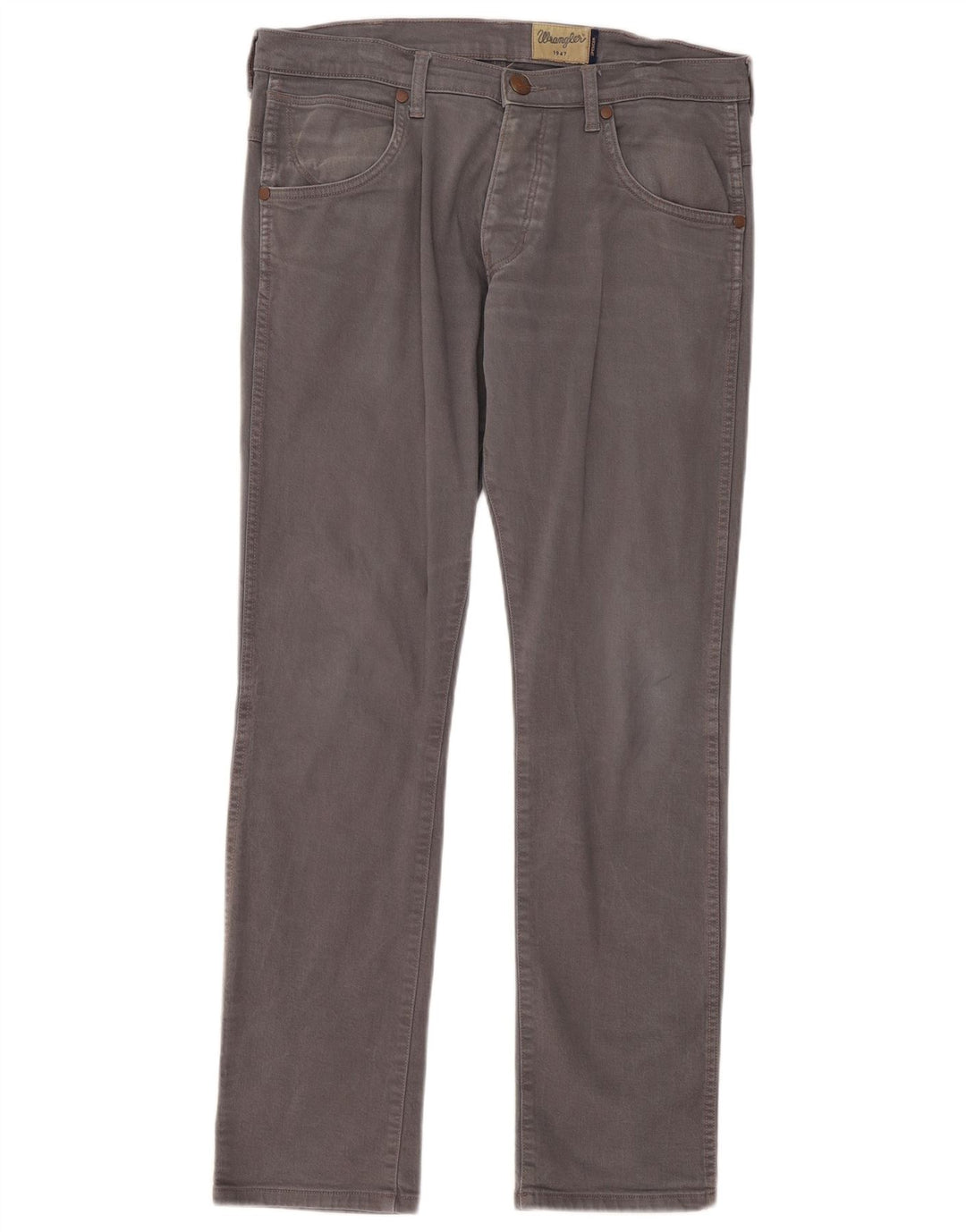 Wrangler Mens Spencer Slim Straight Jeans W32 L32 Grey Cotton