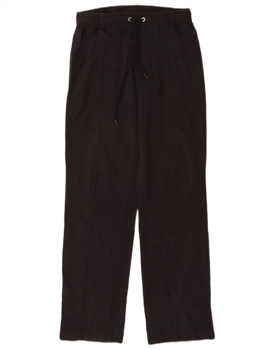 Champion Womens Tracksuit Trousers UK 12 Medium  Black Cotton