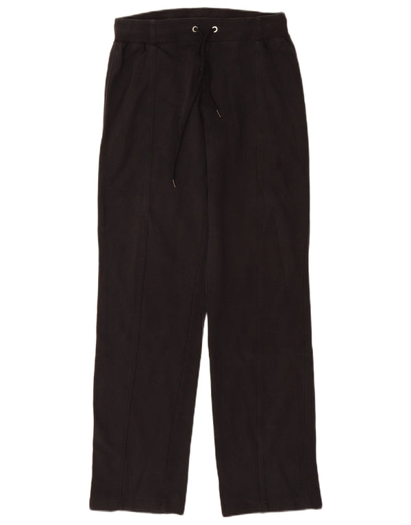 Champion Womens Tracksuit Trousers UK 12 Medium  Black Cotton