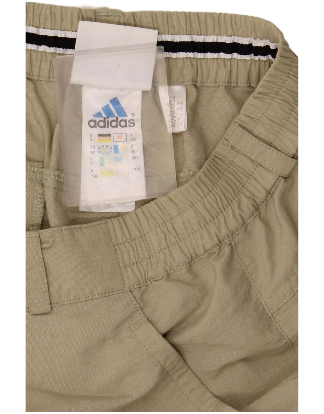 Adidas Mens Chino Shorts W36 Large Beige Polyamide