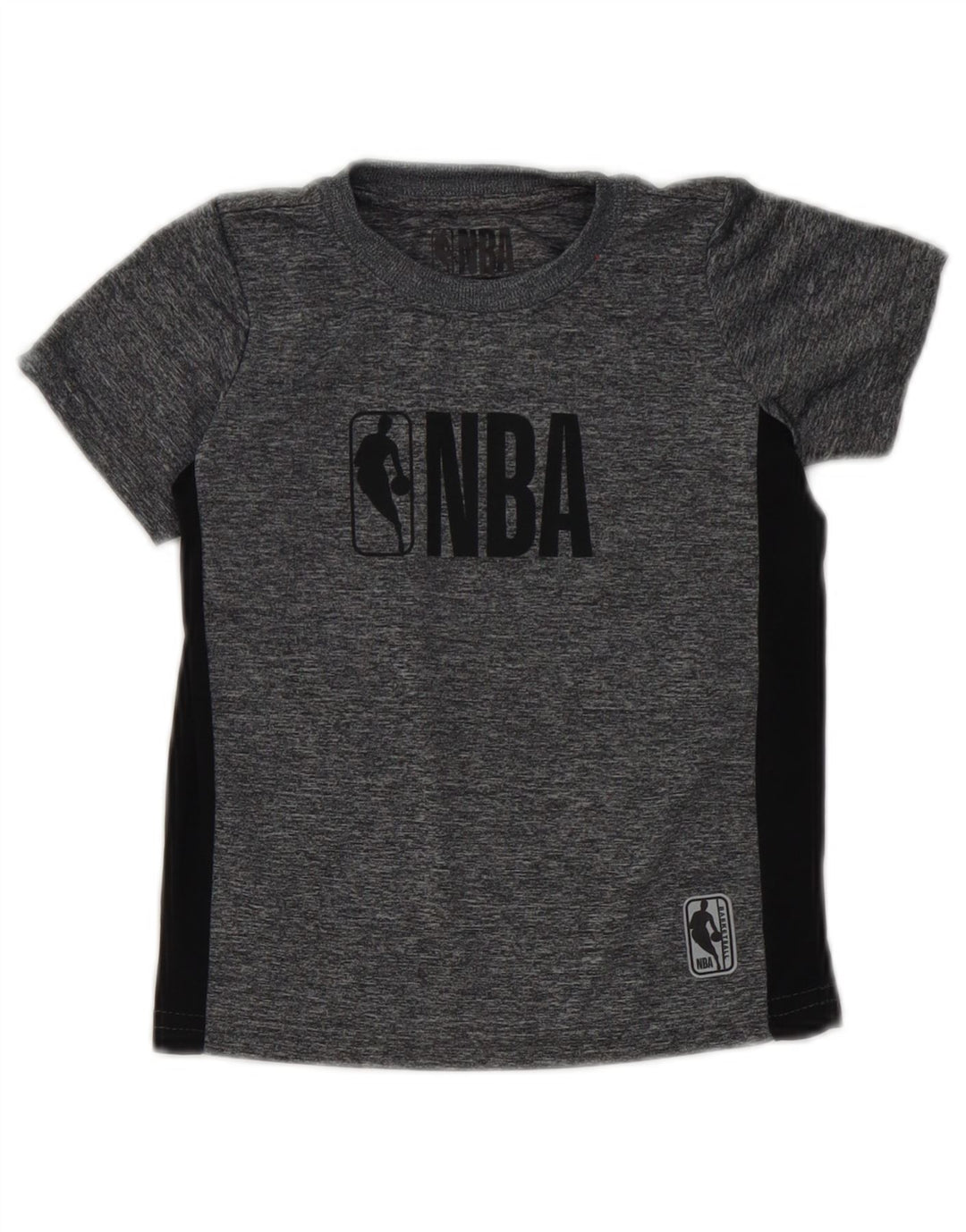 NBA Boys Graphic T-Shirt Top 2-3 Years Grey Colourblock Polyester