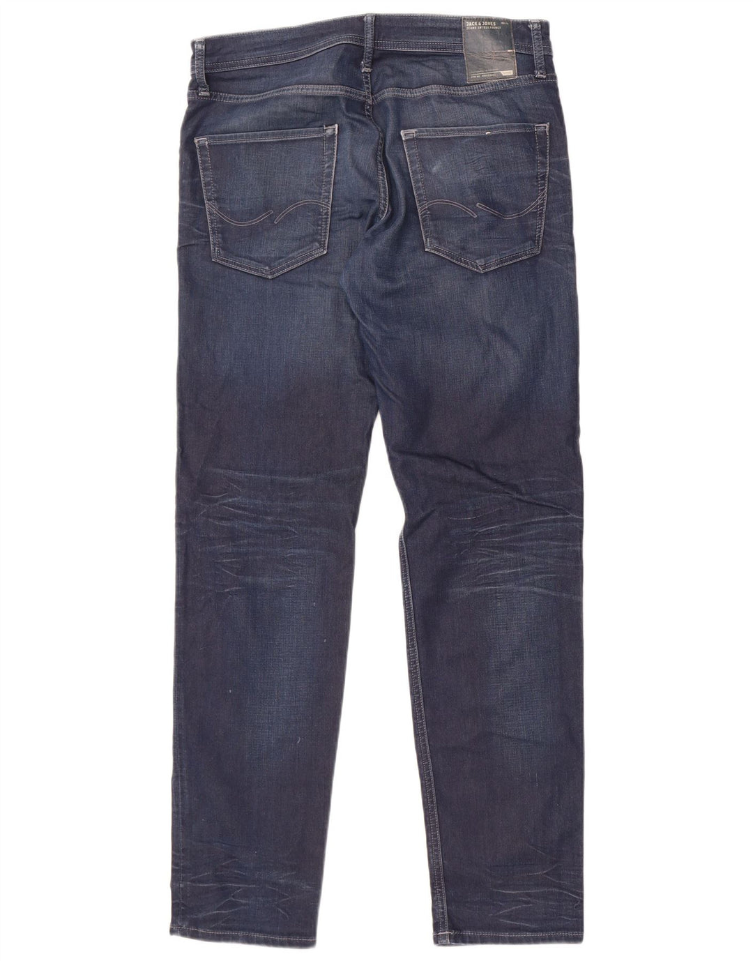 Jack & Jones Mens Slim Jeans W32 L34 Blue Cotton