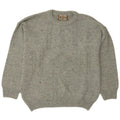South Coast Mens Crew Neck Jumper Sweater IT 52 Large Grey Flecked