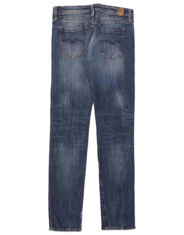 Replay Womens Skinny Jeans W29 L31 Blue