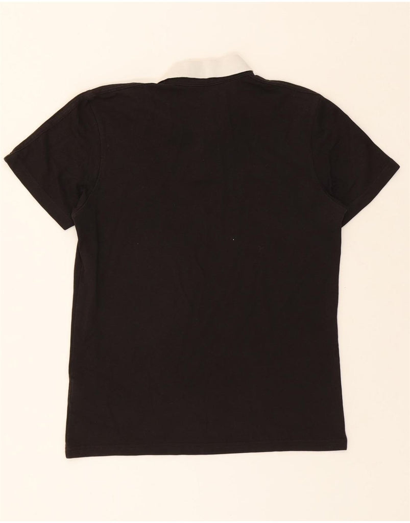 ADIDAS Mens Climalite Polo Shirt Medium Black Cotton Vintage Adidas and Second-Hand Adidas from Messina Hembry 