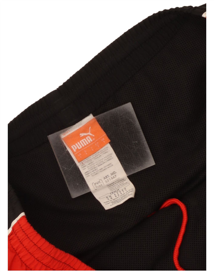 Puma Mens Tracksuit Trousers Large  Black Colourblock Polyester