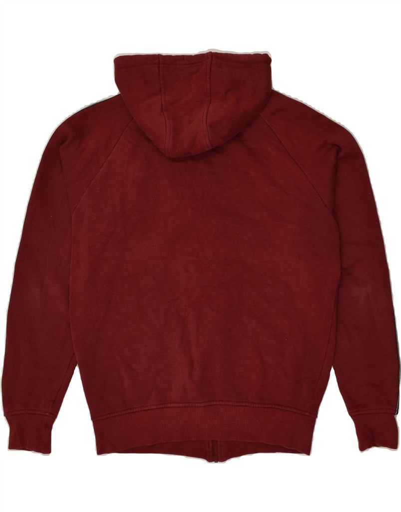 ELLESSE Mens Zip Hoodie Sweater Medium Burgundy Cotton | Vintage Ellesse | Thrift | Second-Hand Ellesse | Used Clothing | Messina Hembry 