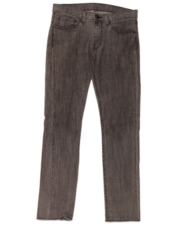 Levi's Mens 510 Skinny Jeans W31 L32 Grey Cotton