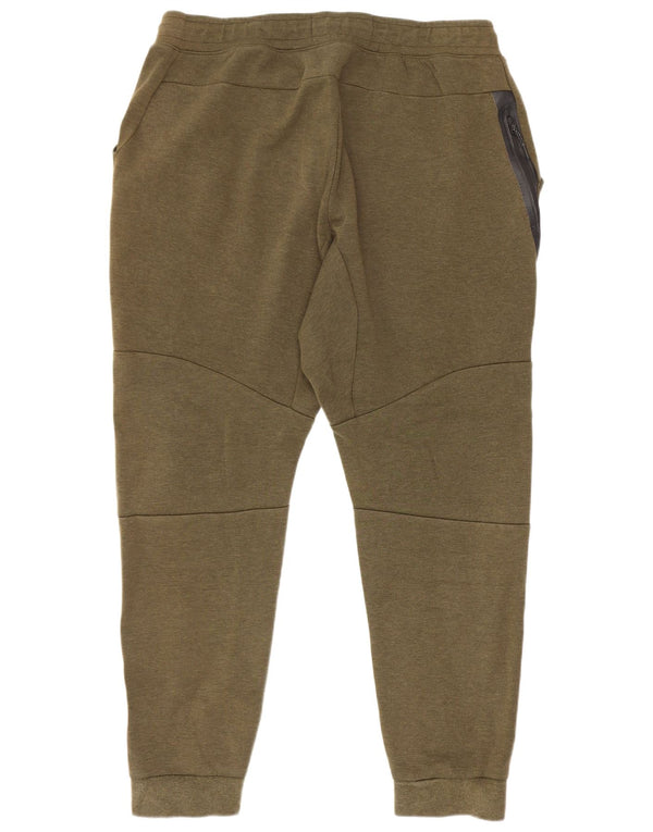 Nike Mens Tracksuit Trousers Joggers XL Khaki Cotton