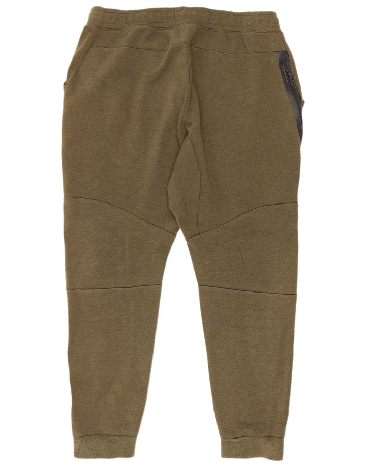 Nike Mens Tracksuit Trousers Joggers XL Khaki Cotton