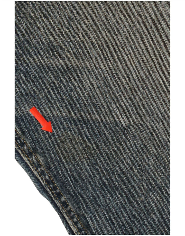Lee Mens Relaxed Fit Straight Jeans  W36 L32 Blue Cotton